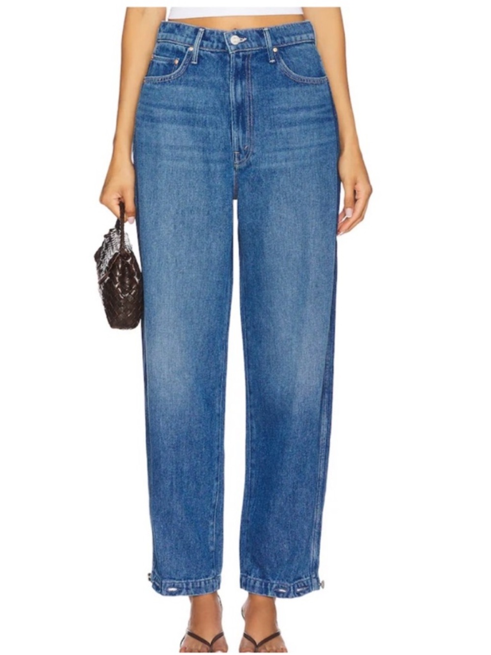 NEW MOTHER The Chute Flood Jeans in Breaking New Ground Size 27